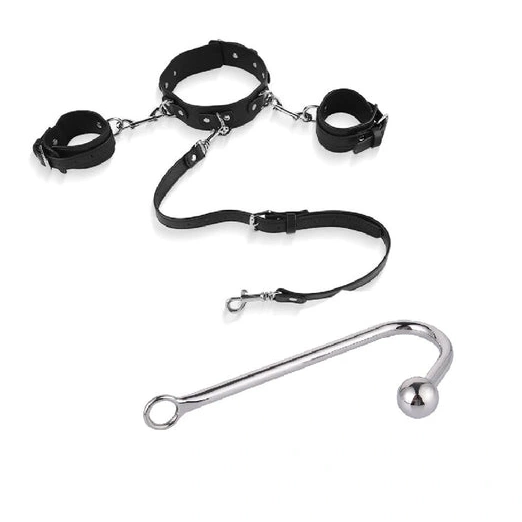 Anal Hooks Hook with and Cuffs Anal Beaded Elegant Collar 5334 0809